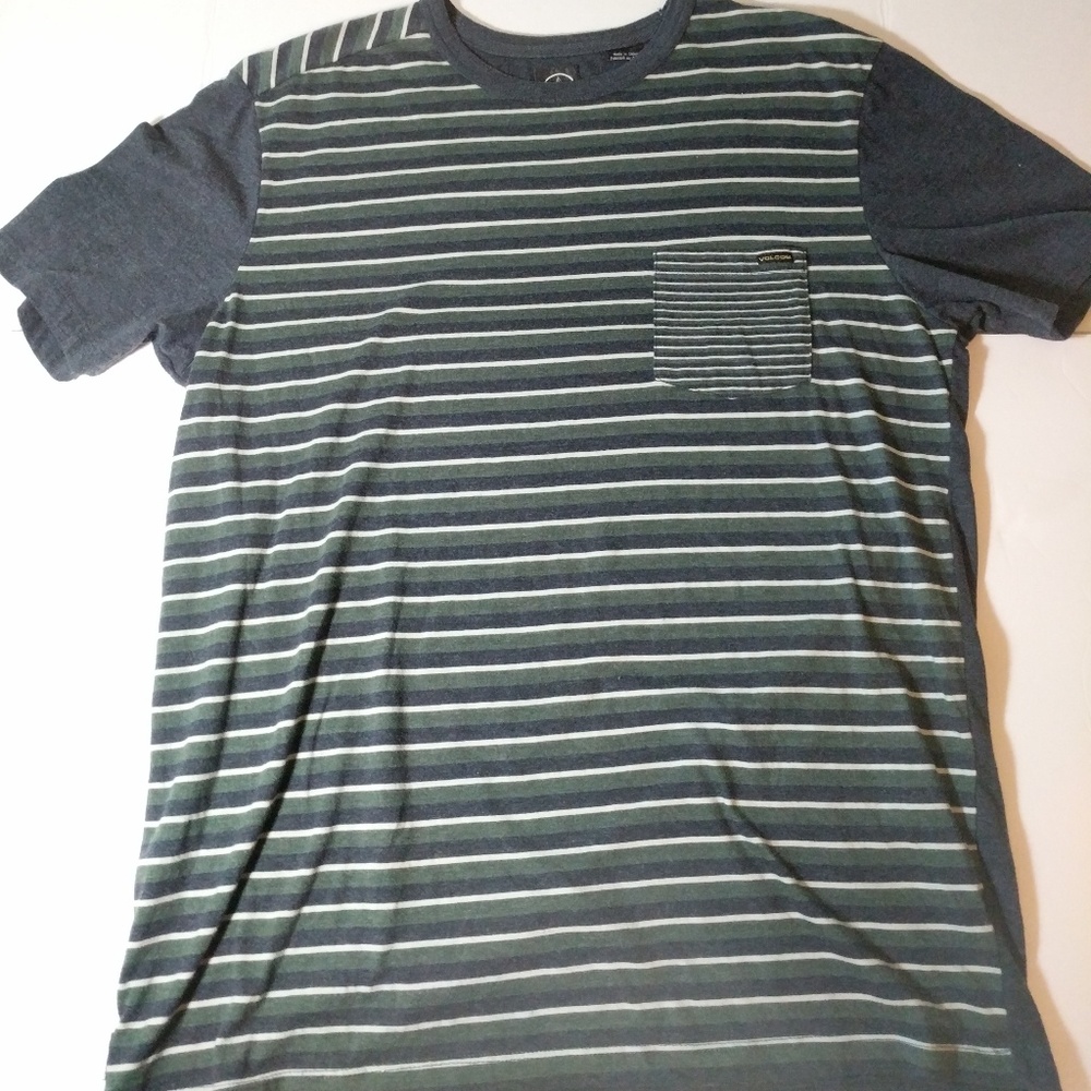 Volcom striped Pocket T-shirt